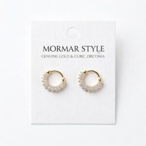 Orecchini daith scintilla d'oro